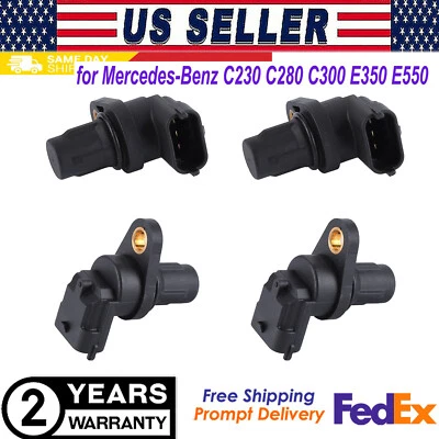 4PCS Camshaft Cam Position Sensor for Mercedes-Benz C230 C280 C300 E350 E550 - Image 1 of 4