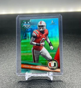 2023 Bowman Chrome U James Williams Aqua /299 - Picture 1 of 2