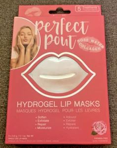 Danielle Creations Perfect Pout Hidrogel Mascarillas Labiales Agua de Rosas y Colágeno PACK de 5 - Imagen 1 de 6