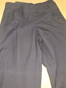 VINTAGE U.S. NAVY SAILOR 13 KNÖPFE WOLLHOSE CRACKER JACK HOSE GRÖSSE WÄHLBAR - Bild 1 von 7