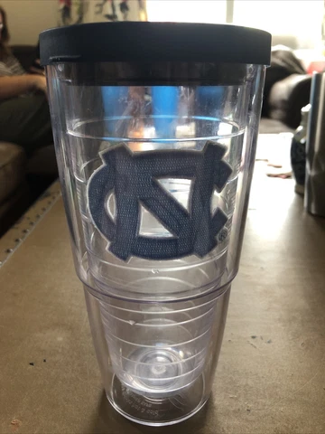 North Carolina Tar Heels Tervis Cup Mug Patch Logo NC Cover