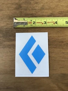 Black Diamond Blue Logo Sticker/Decal Outdoor Hiking Backpack Approx 3”x4” - Picture 1 of 1