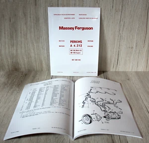 Massey Ferguson Ersatzteilliste Perkins Motor A4.212 MF165 Mark III MF165 Export - Bild 1 von 2