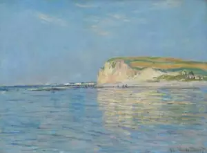 Marée basse à Pourville, tableau Dieppe par Monet affiche print, imagekind - Photo 1 sur 25