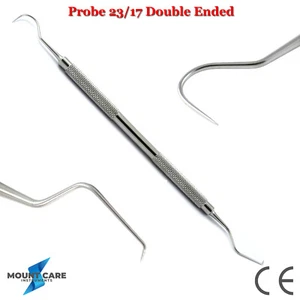 Dental Probe 23/17 Dental Exlorer Tarter Scraper Periodontal Scaler Instruments - Picture 1 of 4