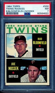 1964 Topps #532 Minnesota Twins Rookies PSA 7 NM