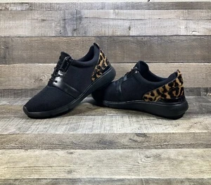 Michael Kors Amanda Schuhe Kalbshaar Leopardenmuster Damenschuhe 8 schwarz hervorragender Zustand " - Bild 1 von 12