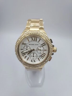 Michael Kors Camille Chronograph Gold-Tone Stainless Steel Watch MK6994 - Image 1 of 4