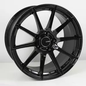 Enkei TS10 Tuning Rad Felgen 499-780-6545BK 17x8 45mm 5x114.3 72.6mm Bore, Black - Bild 1 von 1