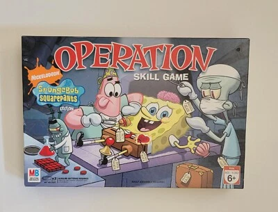 SpongeBob Squarepants OPERATION Board Game 2007 Nickelodeon COMPLETE and Tested - Image 1 of 4