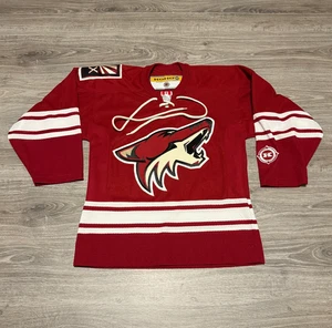Kinder Vintage Phoenix Coyotes NHL Koho genäht Hockey Trikot Jugend Größe S/M Kanada - Bild 1 von 5