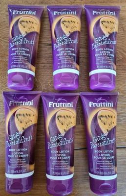 6 x 200 ml Fruttini Bodylotion Ginger Passionfruit mit Sheabutter B-Ware - Bild 1 von 4