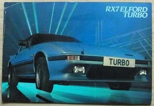 MAZDA RX7 ELFORD TURBO Car Sales Brochure Oct 1982-83 - Picture 1 of 3