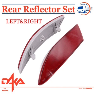 Juego de reflectores traseros lado conductor y pasajero para Ford Focus 2012-2018 Foto 1 de 4