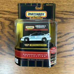 1999 Matchbox Collectibles Emergency Services NYPD 2000 Chevy Impala Police - Picture 1 of 10