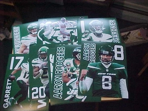 (8) New York Jets 8x10 Custom Color Photos FREE SHIPPING Rodgers Wilson Sauce - Picture 1 of 9