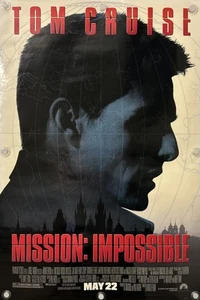 MISSION: IMPOSSIBLE Original One Sheet Movie Poster  - 1996 - TOM CRUISE - Imagen 1 de 10