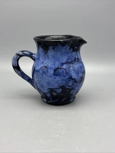 Small Pinched Spout Pitcher Creamer EWENNY STUDIO POTTERY Signed Made In Wales - Picture 1 of 7