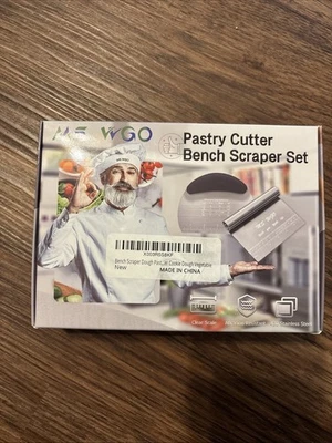 Raspador de masa y raspador de banco - Cortador de pastelería, herramienta de cocina para hornear Foto 1 de 2