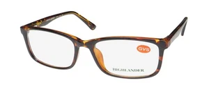 NUEVAS GAFAS HIGHLANDER HI407 BORDE COMPLETO 215 CUADRADAS PARA HOMBRE 54-18-140 PLÁSTICO - Imagen 1 de 8