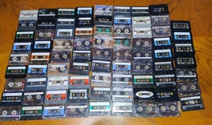 Cassette Tapes 79x 60 Minutes - Sony, Maxell, TDK, BASF Etc. - Picture 1 of 8