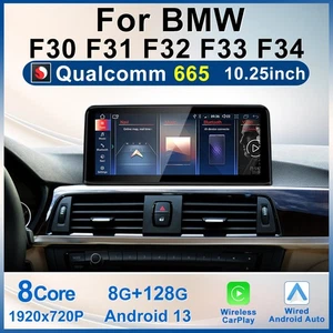 10.25" Apple CarPlay Snapdragon Multimedia Radio für BMW 3er 4er F30 F34 F36 NBT - Picture 1 of 12