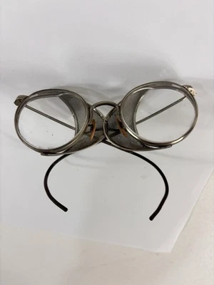 Gafas de seguridad de colección A/O Full-Vue gafas con caja protector lateral malla metálica Steampunk Foto 1 de 4