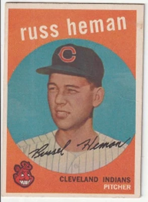 Topps Baseball #283 Russ Heman 1959 Foto 1 de 2