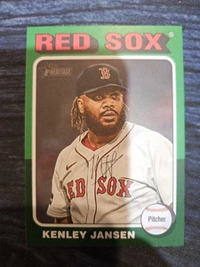 2024 Topps Heritage High Number - Kenley Jansen #566 Green Border - Picture 1 of 2