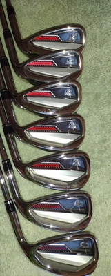 WILSON STAFF DYNAPOWER IRONS 5-P &G KBS REGULAR ULTRALITE MINT - Image 1 of 4