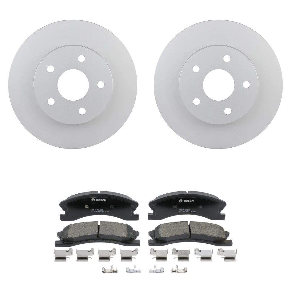 Kit de pastillas de freno de disco de cerámica Quietcast rotores delanteros Bosch de 305 mm para Grand Cherokee Foto 1 de 1