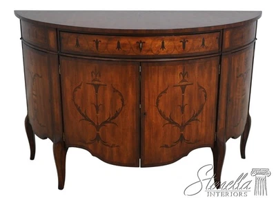 LF67663: JOHN RICHARD Encrucijada Europea George III Demilune Cómoda Gabinete Foto 1 de 4