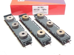 ACME HO 45130 FS 3 teiliges Set 4achsiger Schwerlastwagen beladen grau NEU OVP - Picture 1 of 3