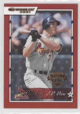 2001 Donruss Baseball's Best Bronze JD Drew #32 - Image 1 of 2