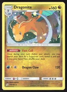 Dragonite 119/181 Cosmos Holo Black Star Promo Pokemon Card - Picture 1 of 11