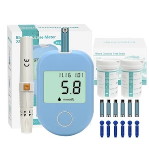 Kit de prueba de diabetes todo en uno - Medidor de glucosa + Juego completo de tiras y lancetas - Imagen 1 de 14