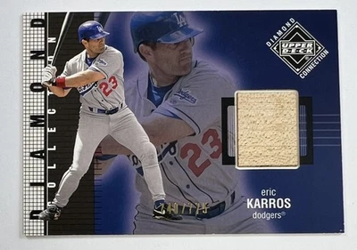 Upper Deck Diamond Connection #379 Eric Karros Bat Relic AR134 2002 Foto 1 de 2