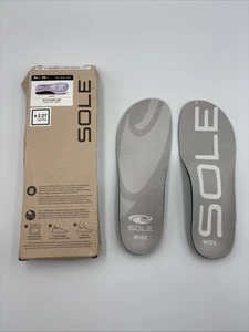 SOHLE Unisex Active breites dünnes graues Fußbett mittlere Größe - Herren 6/Damen 8 - Bild 1 von 8