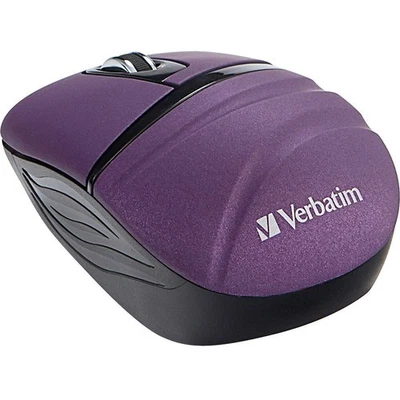 Verbatim Wireless Mini Travel Mouse, Commuter Series - Purple - Image 1 of 4