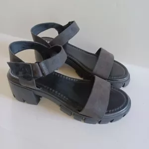MIA 9.5 Platform Sandals Y2K 90s Chunky Sawtooth Lugsole Grunge Skylar Casual - Picture 1 of 10
