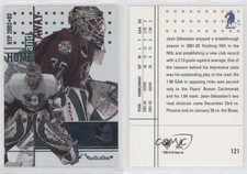 2002 ITG Be A Player Between the Pipes Home and Away Jean-Sebastien Giguere #121