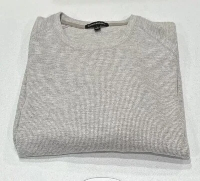 Banana Republic Men’s Waffle Crew Pullover Thermal Shirt Variety Sizes & Colors - Image 1 of 4