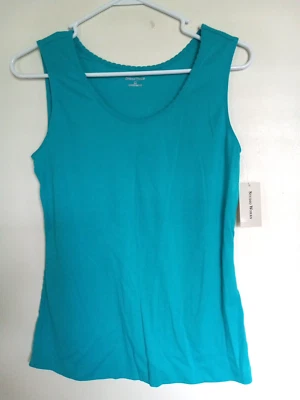 Studio Works Aqua Oasis Tank Top, Size M, NWT - Image 1 of 3