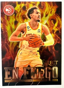 2022-23 Panini Select Trae Young En Fuego Insert Card #5 Hawks Star! - Bild 1 von 3