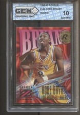 1996-97 Kobe Bryant Skybox Z-Force #142 Gem Mint 10 RC LA Lakers GOAT MVP HOF