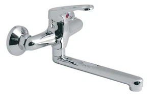 VADO RADIUS EINHEBEL WANDHALTERUNG KÜCHEN SPÜLTISCHARMATUR CHROM RAD-154-C/P UVP 94£ - Bild 1 von 2