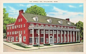 Postcard MN Stillwater Minnesota-The Lowell Inn-Vintage Linen c1940 (D14) - Picture 1 of 4