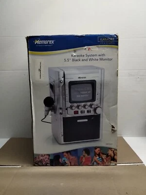 Memorex Karaoke Monitor System MKS5627 5.5" Screen.  - Image 1 of 4