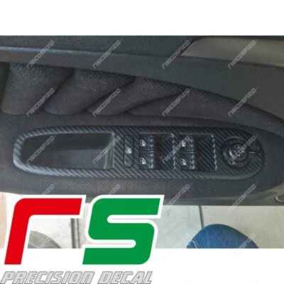 RISICOSFIZIO adesivi Alfa Romeo 159 carbonlook Decal pulsantiera alzacristalli tuning