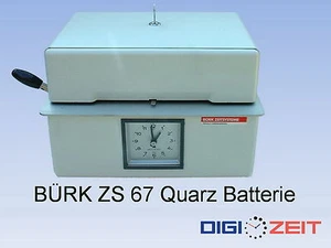 Zeiterfassung Stempeluhr BÜRK ZS 67 Quarz Batterie mit Garantie - Imagen 1 de 7